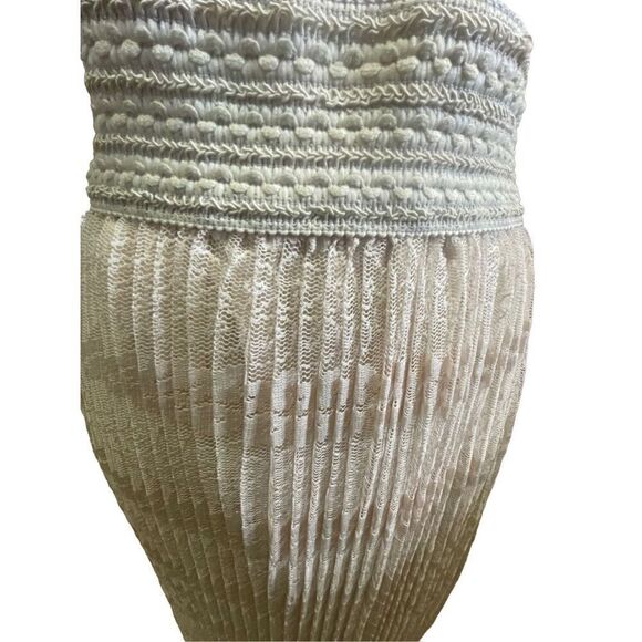 Channa Champagne Lace Fully Lined Pleated Midi/Maxi Skirt NWOT - Picture 4 of 16